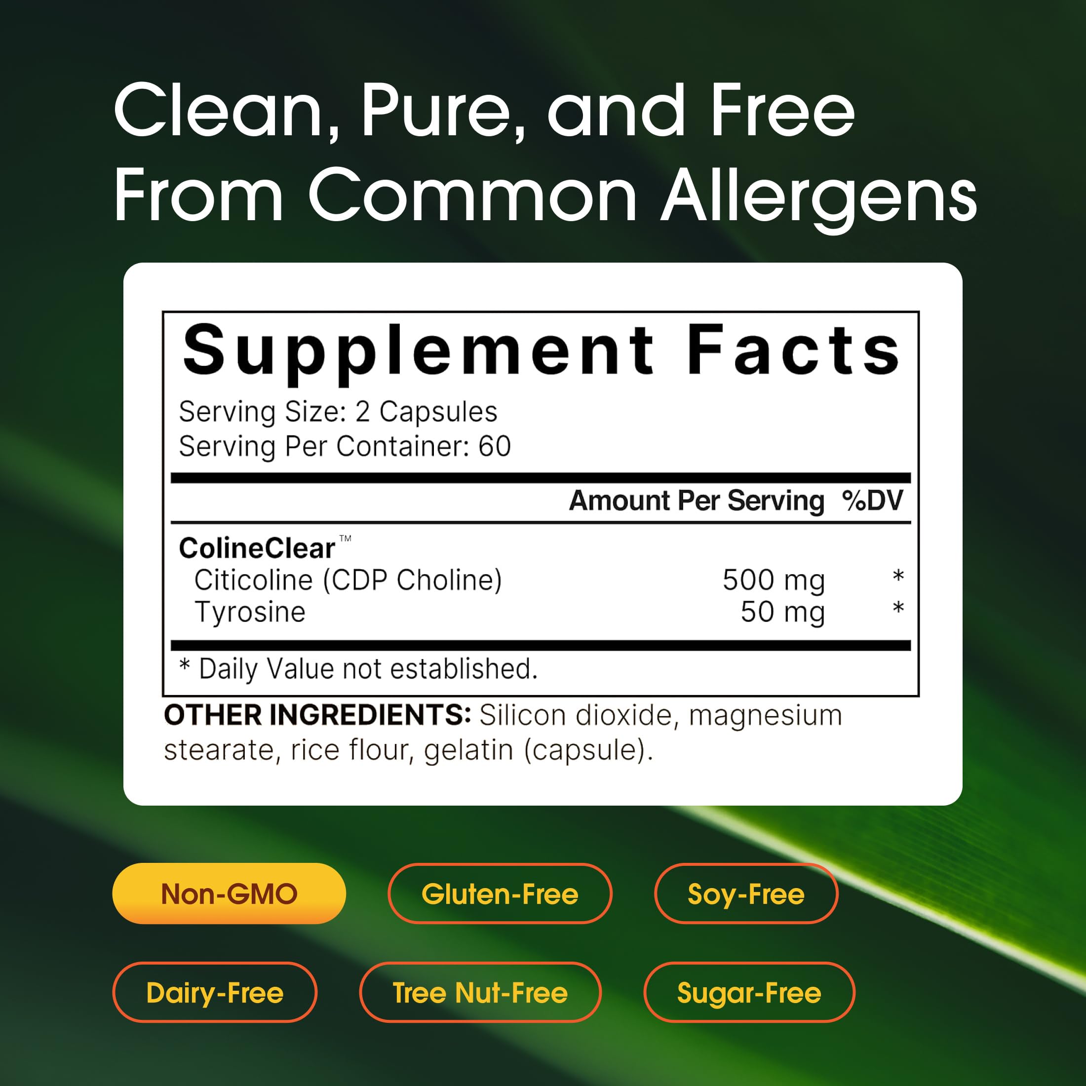 NatureBell etiqueta nutricional y dosificación visible, transparencia en ingredientes