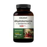 NatureBell frasco delante mostrando el producto y su beneficio de alta calidad