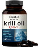 NatureBell frasco frontal con 240 cápsulas mostrando tamaño y etiqueta