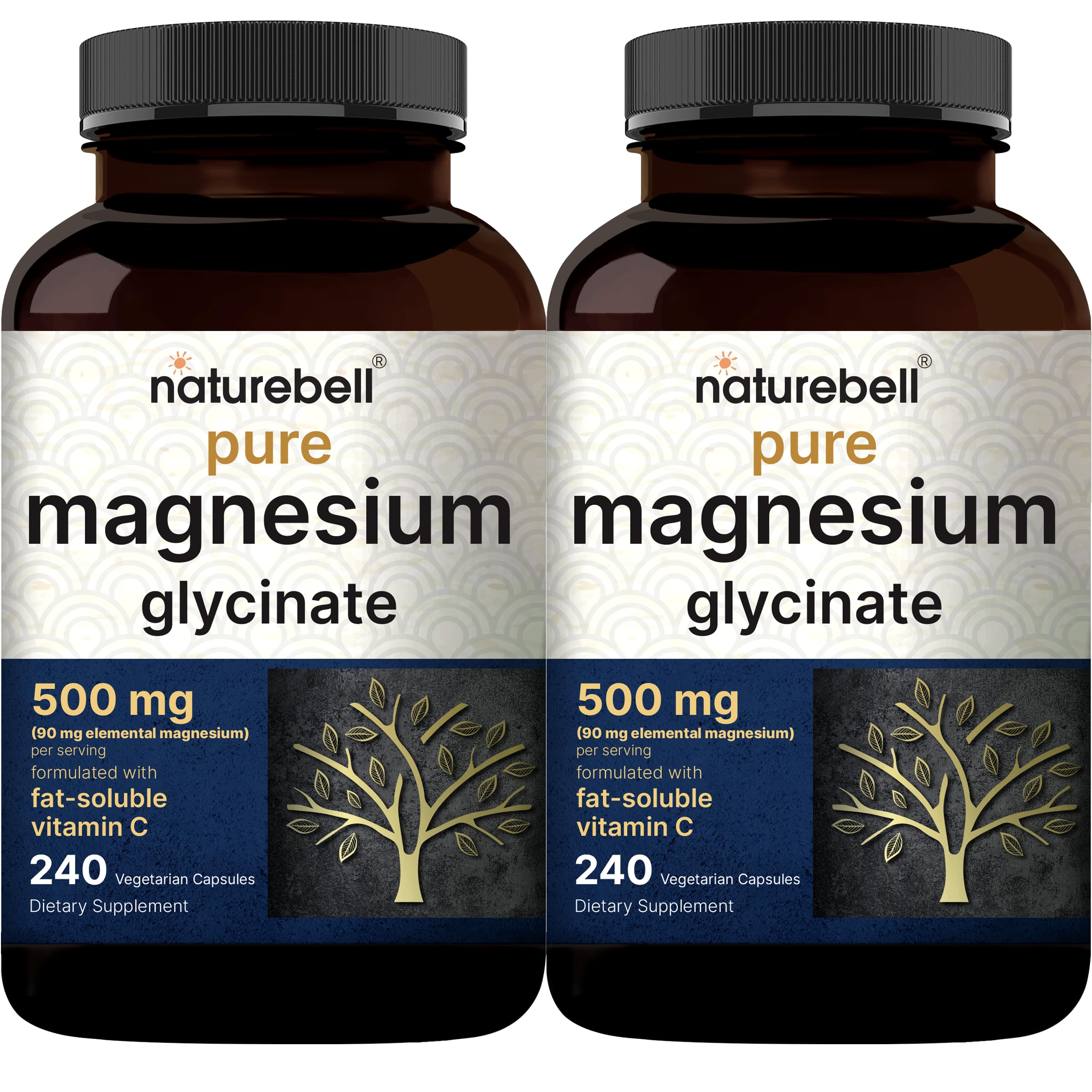 NatureBell frasco frontal mostrando la etiqueta y beneficio de pureza