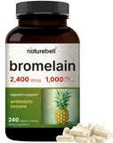 NatureBell frasco frontal mostrando 240 cápsulas y beneficios digestivos