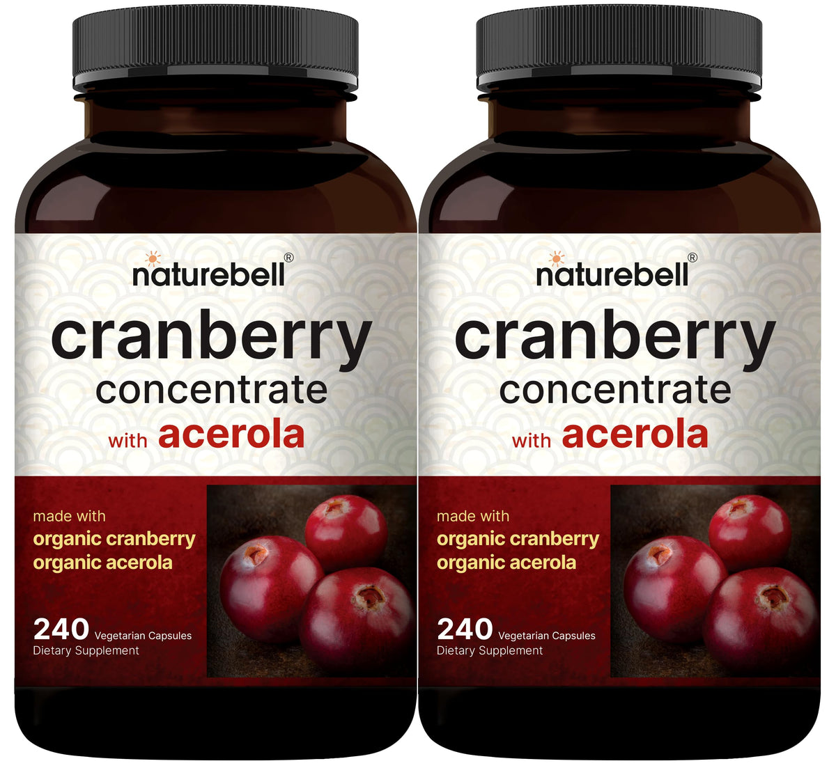 NatureBell frente del pack doble mostrando etiquetas claras y duración extendida