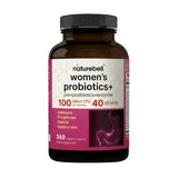 NatureBell envase frontal de Women's Probiotics para apoyo digestivo