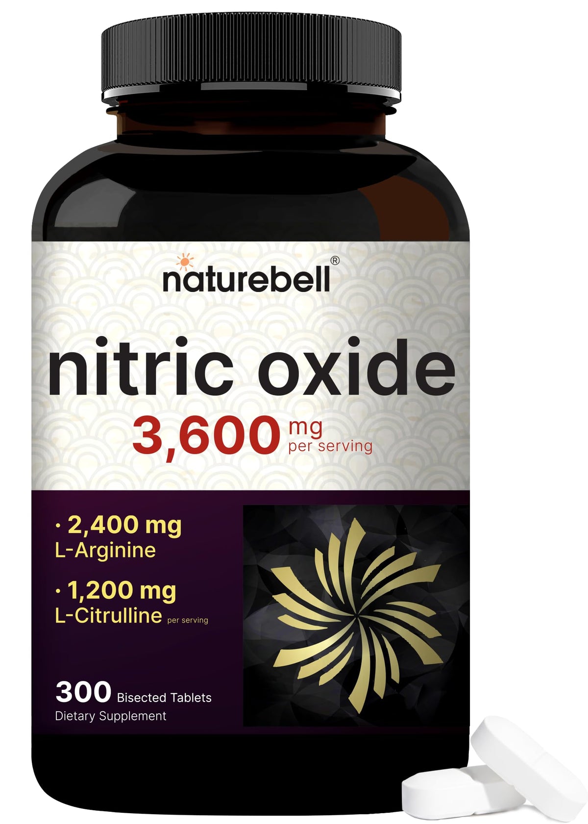NatureBell envase frontal mostrando la etiqueta y beneficio de dosis máxima