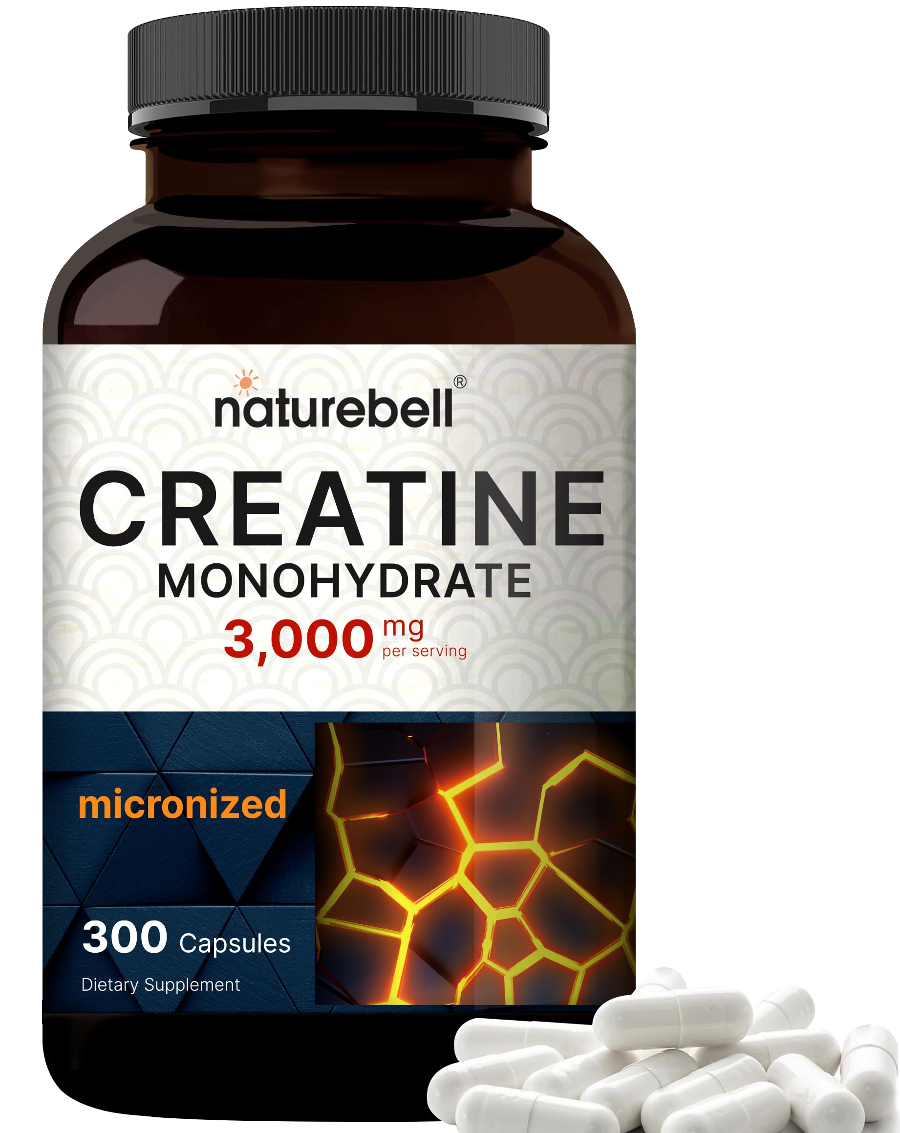 NatureBell envase frontal mostrando 300 cápsulas y dosis clara