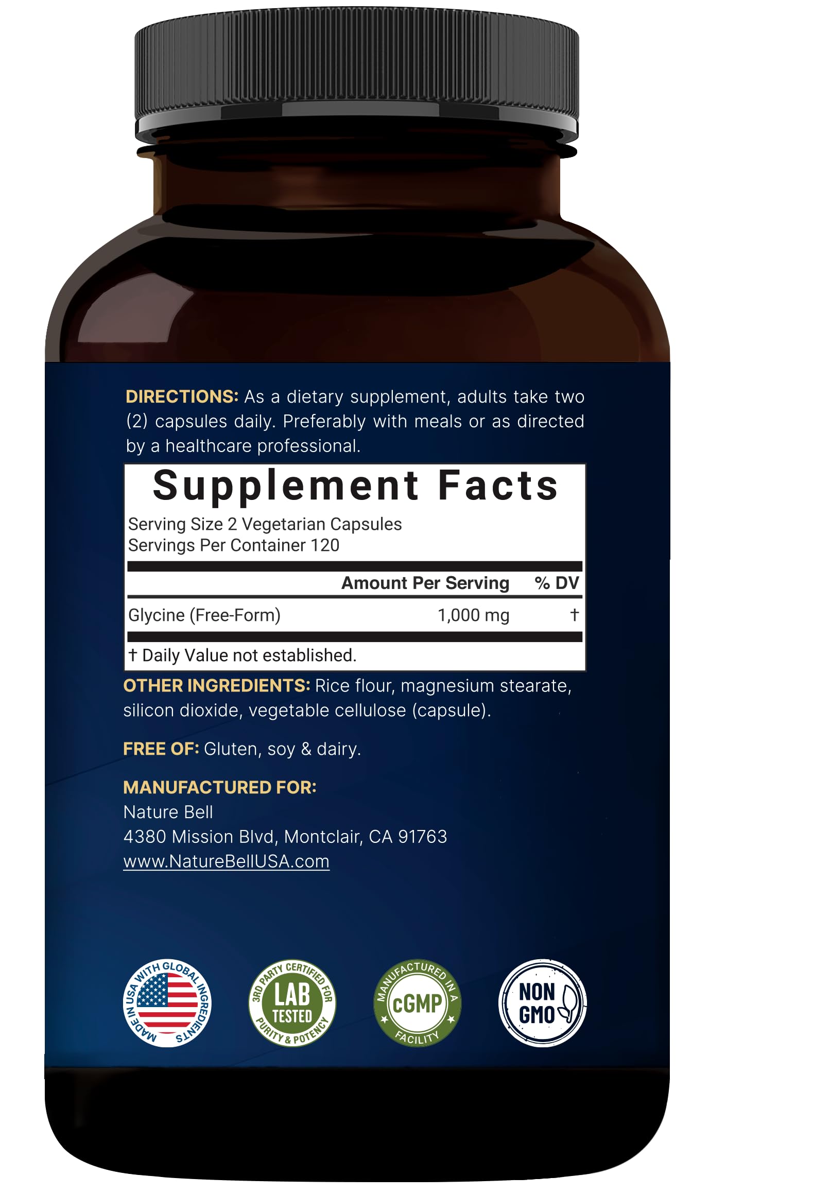 NatureBell envase entre otros suplementos para combinación diaria
