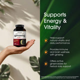 NatureBell raíz de ginseng rojo coreano para ilustrar origen y pureza del extracto