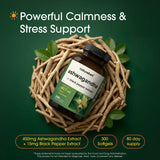 NatureBell composición con ashwagandha, pimienta negra y MCT destacando potencia