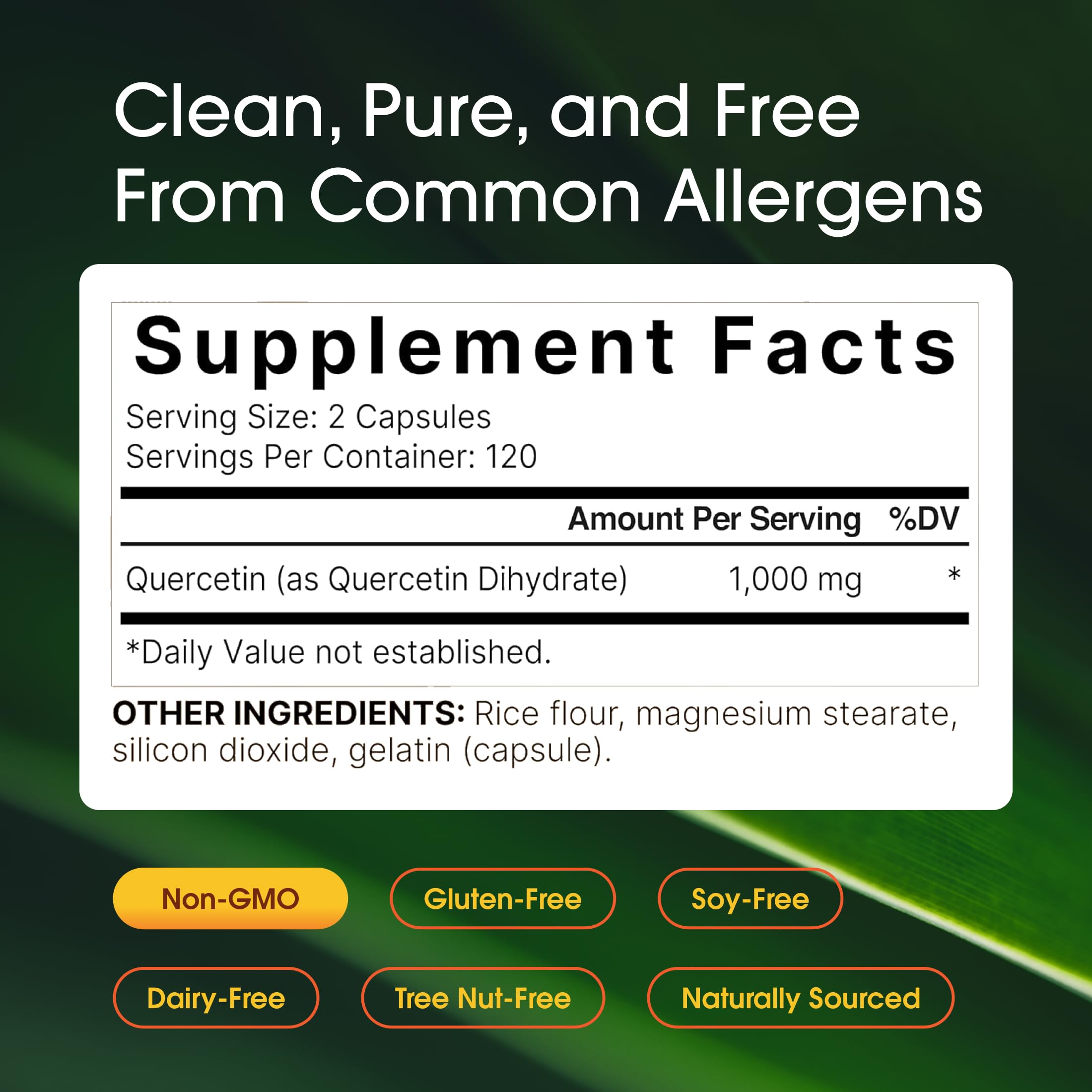 NatureBell detalle de Sophora japonica que indica origen vegetal y pureza