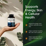 NatureBell etiqueta con facts del suplemento y control de calidad