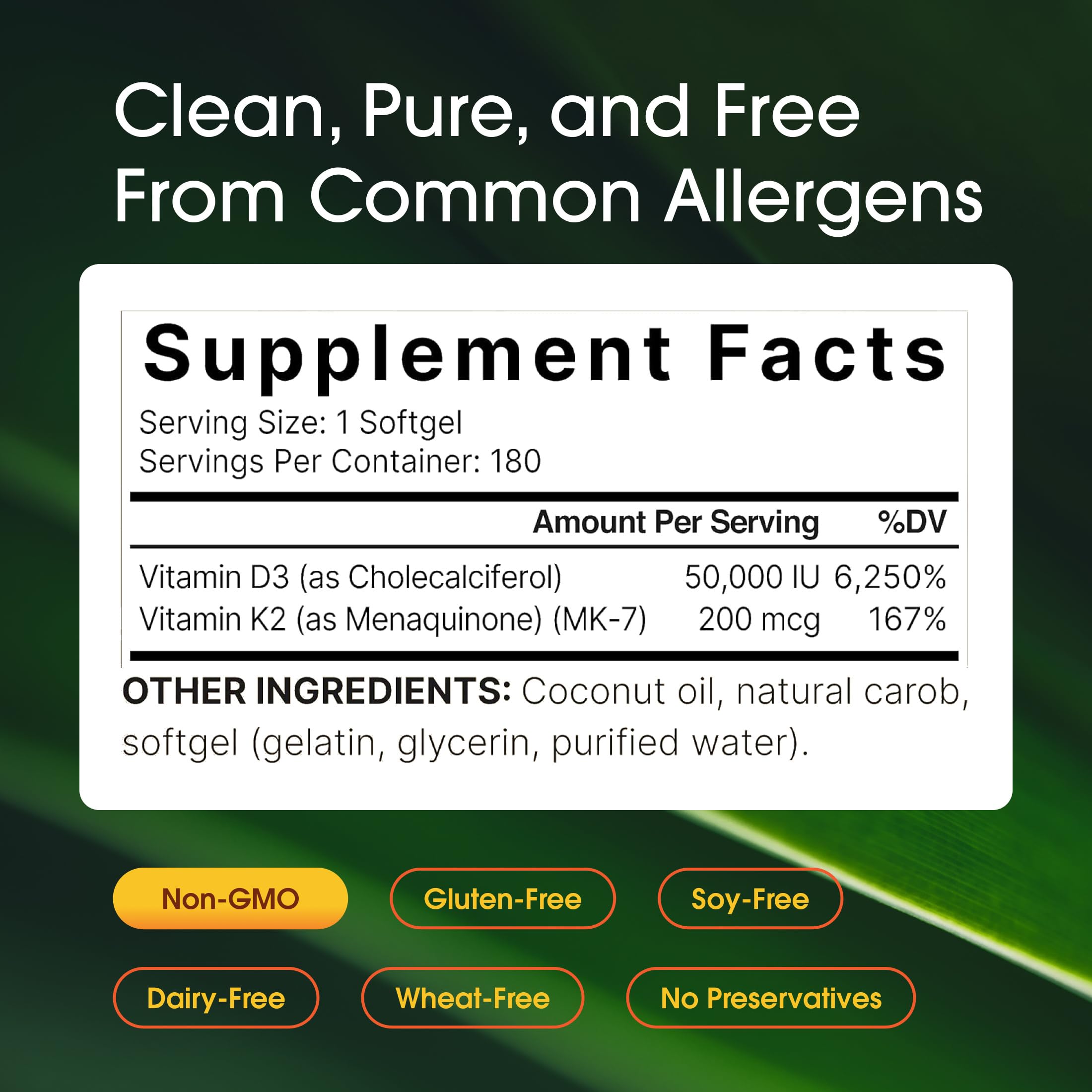 NatureBell aceite de coco usado para mejor absorción de vitaminas