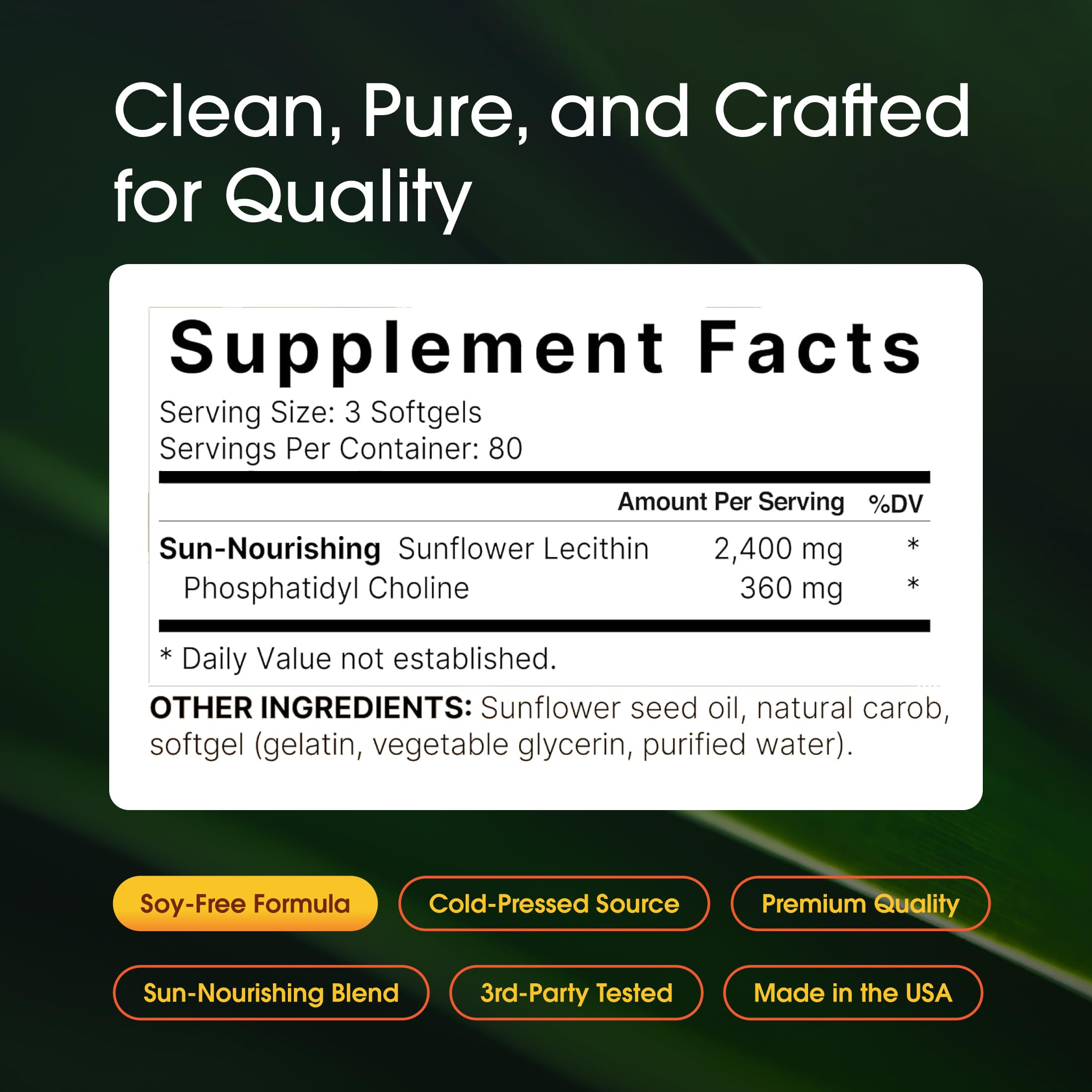 NatureBell textura del softgel brillante, beneficio absorción fácil