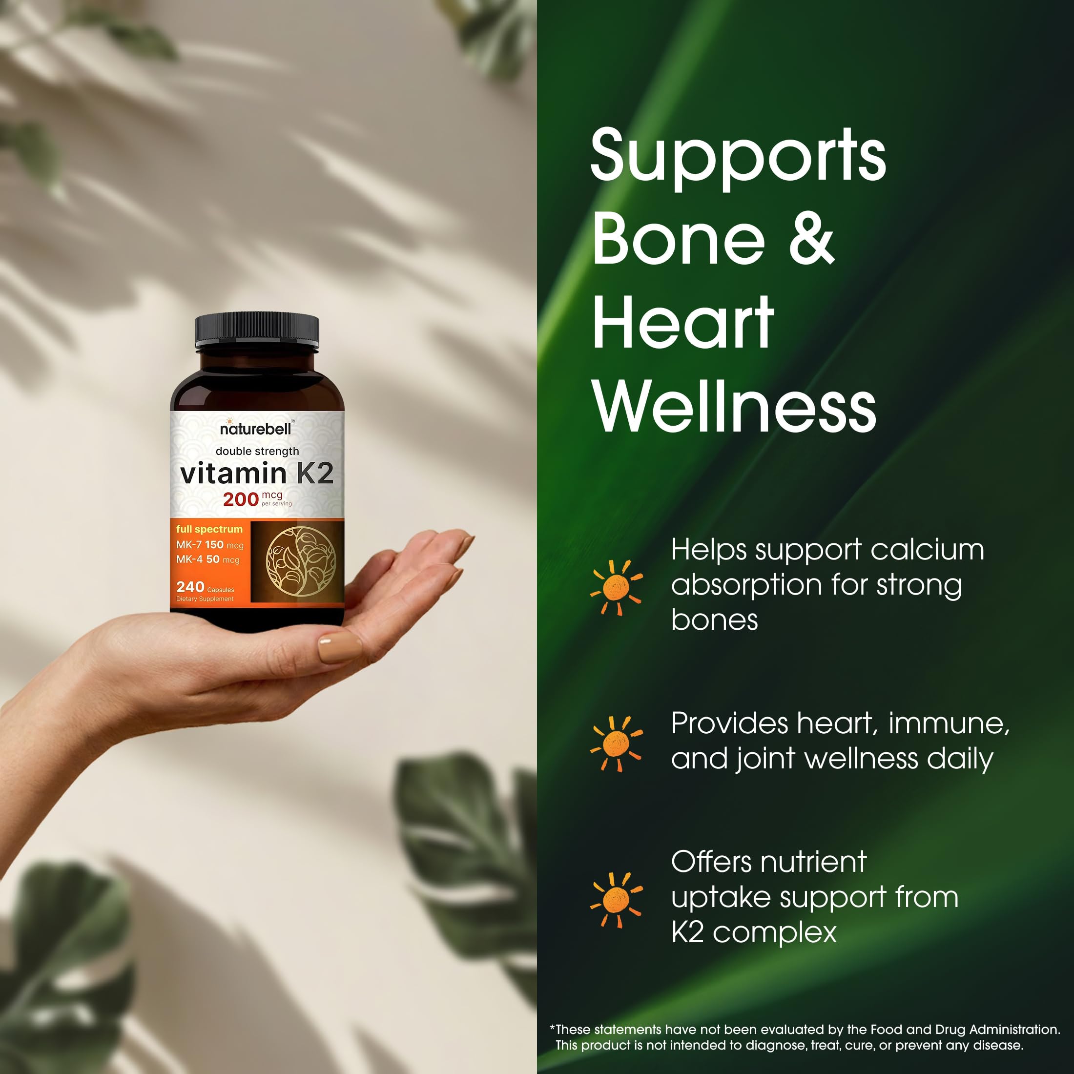 NatureBell etiqueta nutricional legible con información clave