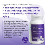 NatureCity TrueResveratrol cápsulas vegetales en mano para fácil dosificación diaria