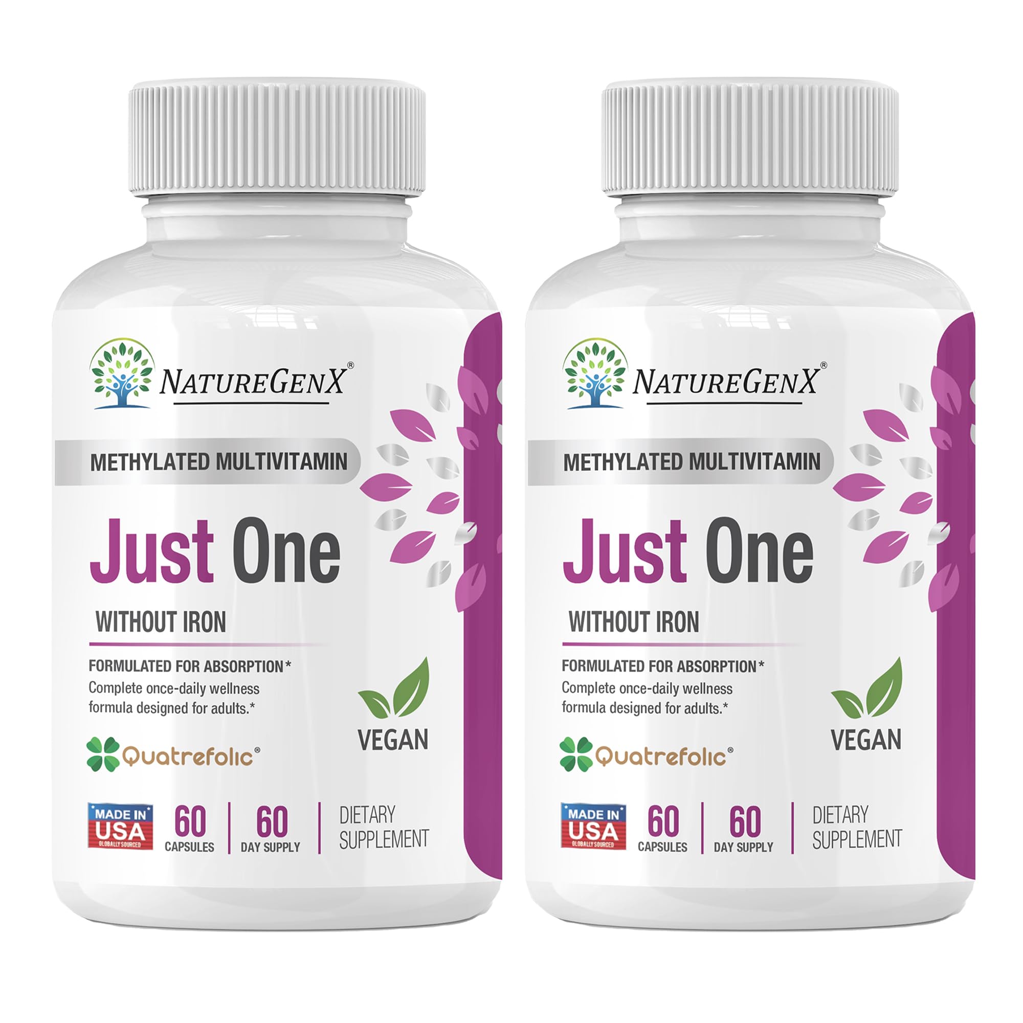 NatureGenX frente del empaque mostrando multivitamínico y beneficios