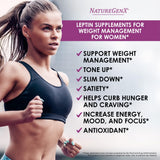 Detalle de ingredientes de NatureGenX LeptinXT con extractos estandarizados y dosis