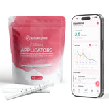 Natureland aplicador envuelto mostrando higiene y conveniencia