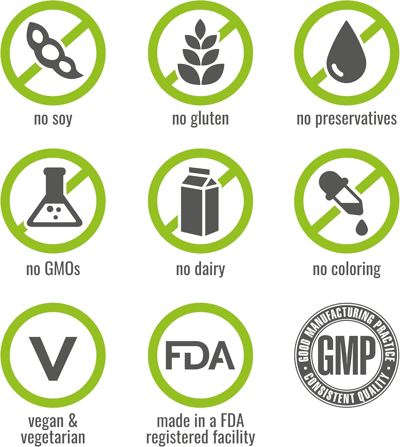 NATURELO etiqueta con lista de ingredientes y certificaciones claras