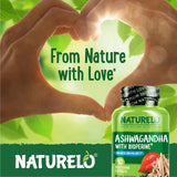 NATURELO comparación de tamaño de cápsula para referencia de escala