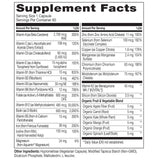 NATURELO etiqueta con ingredientes y beneficios naturales destacables