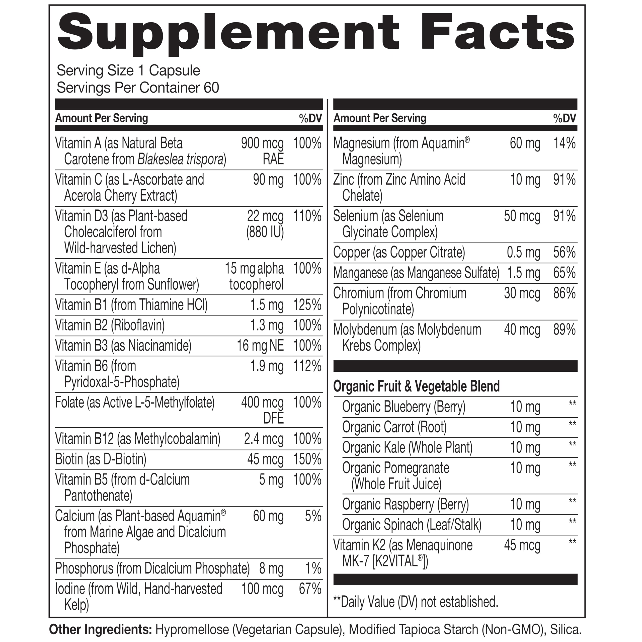NATURELO etiqueta legible con ingredientes activos y beneficios claros