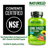 NATURELO cápsula en mano para indicar dosificación y comodidad diaria