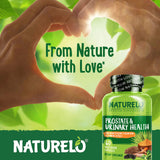 NATURELO cápsula en vaso de agua representando toma diaria