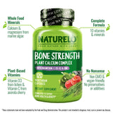 NATURELO cápsulas vegetales en primer plano textura y pureza