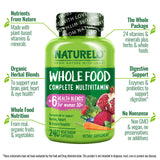 NATURELO primer plano de cápsulas veganas con textura y facilidad de ingestión
