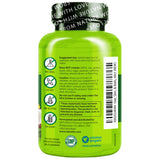 NATURELO cápsulas en mano para comparación de tamaño, práctico y fácil tragar