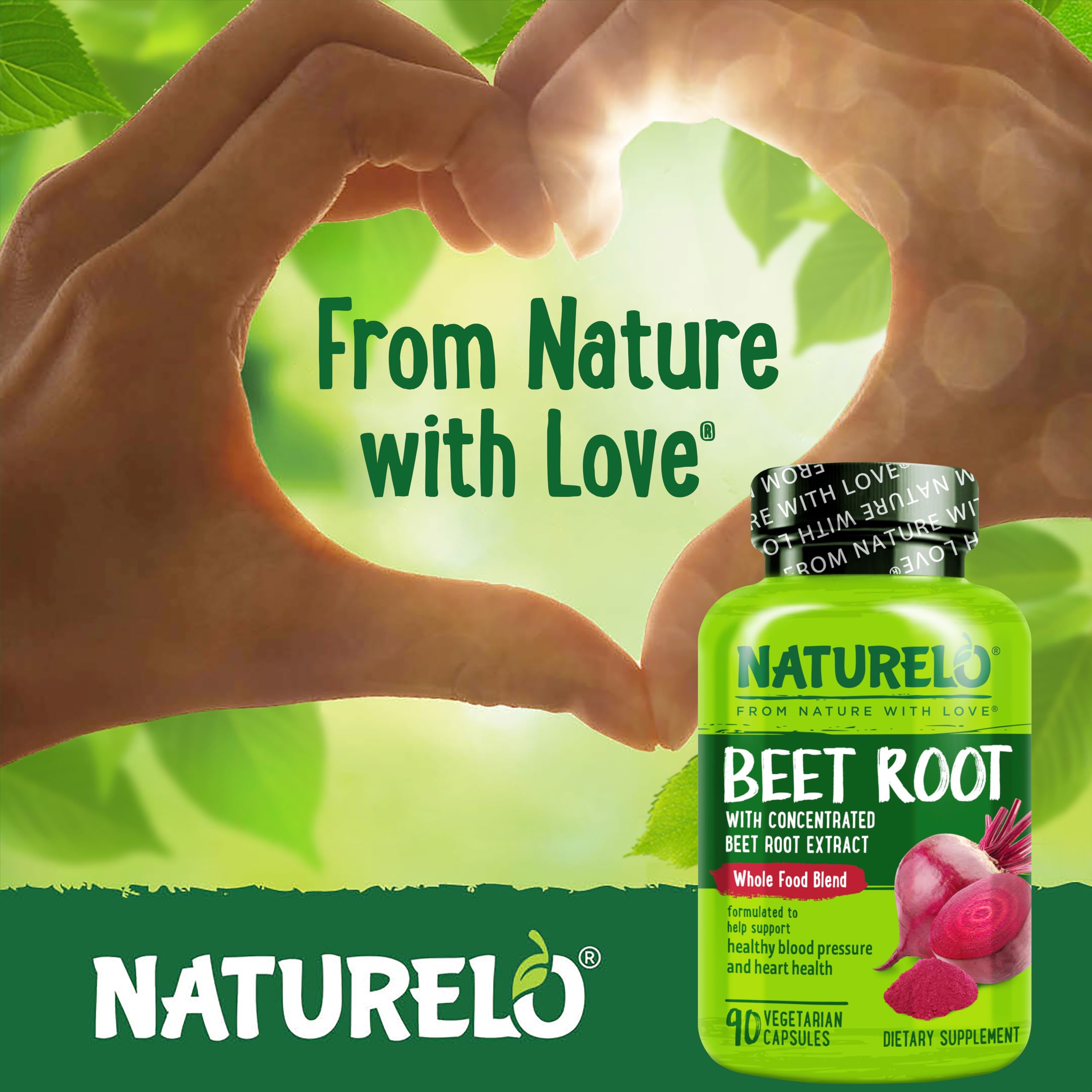 NATURELO cápsula junto a mano para comparar tamaño y dosificación
