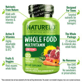 NATURELO primer plano de cápsulas vegetales mostrando textura y calidad