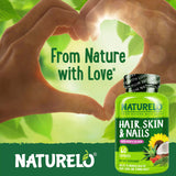 NATURELO persona tomando cápsula, demuestra facilidad de integración diaria