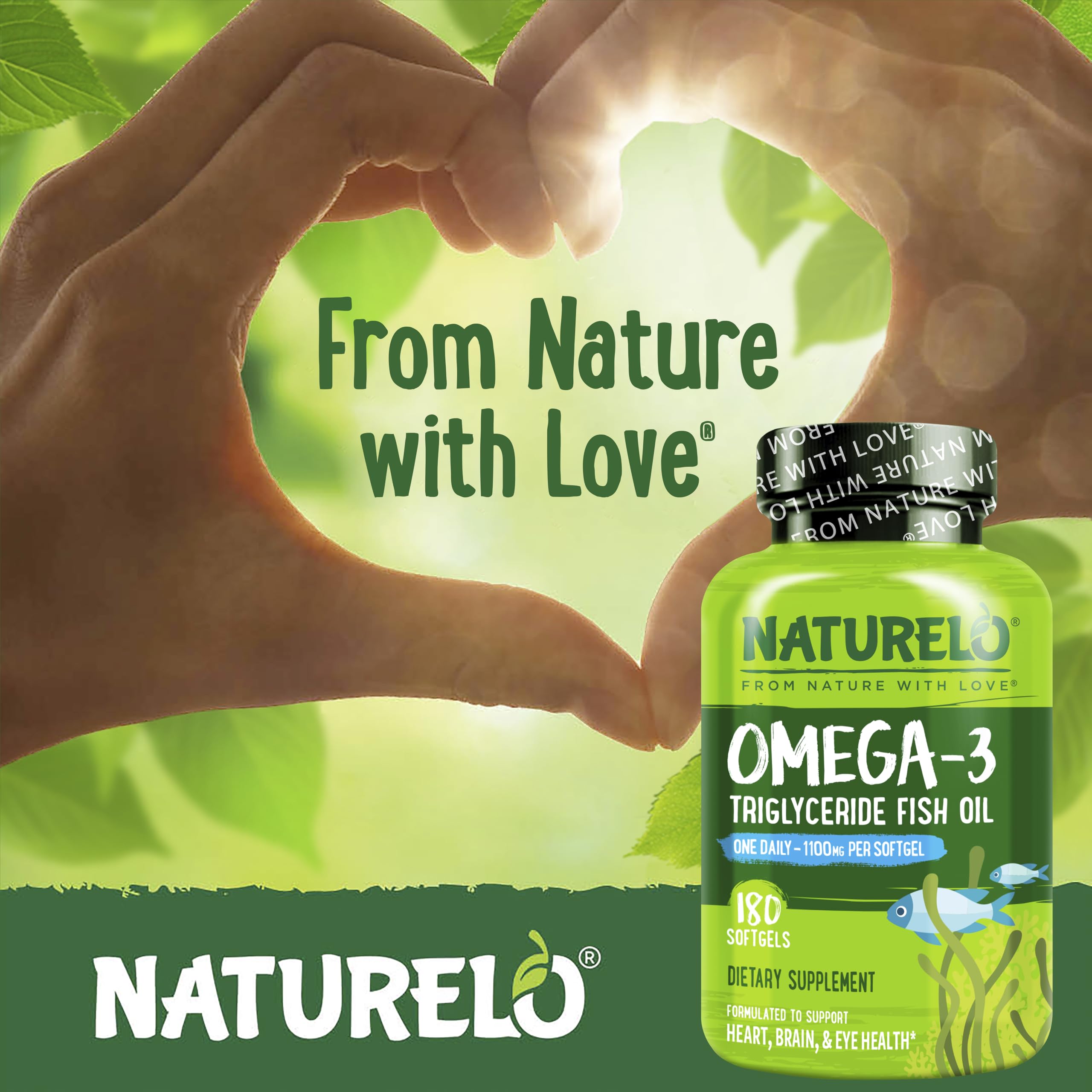 NATURELO frasco junto a regla para comparar tamaño y porción