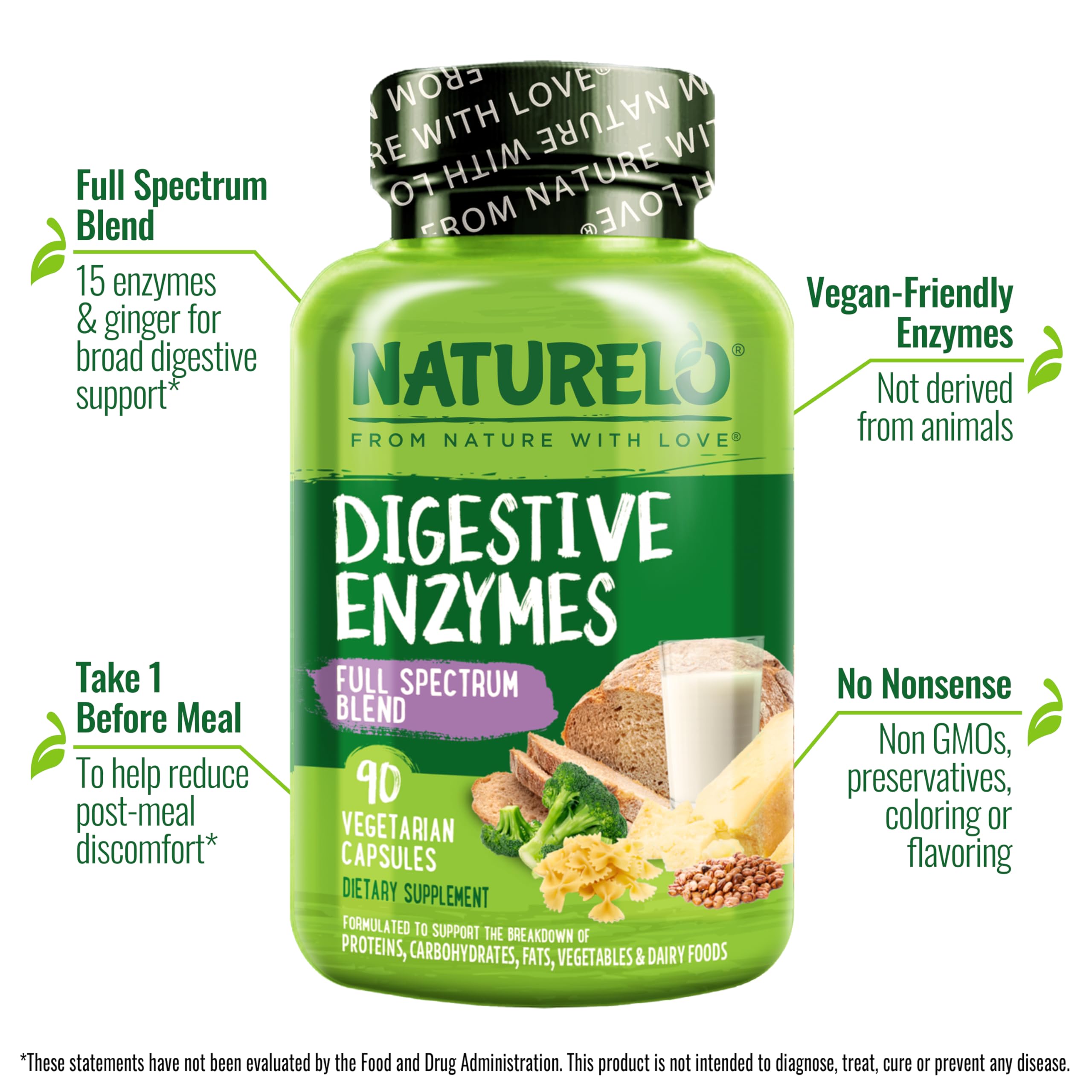 NATURELO envase al lado de una regla para comparar tamaño y dosis práctica