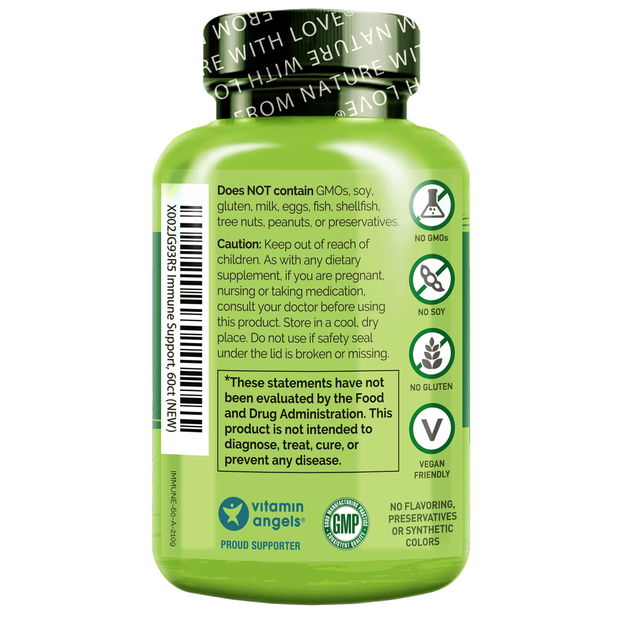 NATURELO etiqueta nutricional legible mostrando componentes clave
