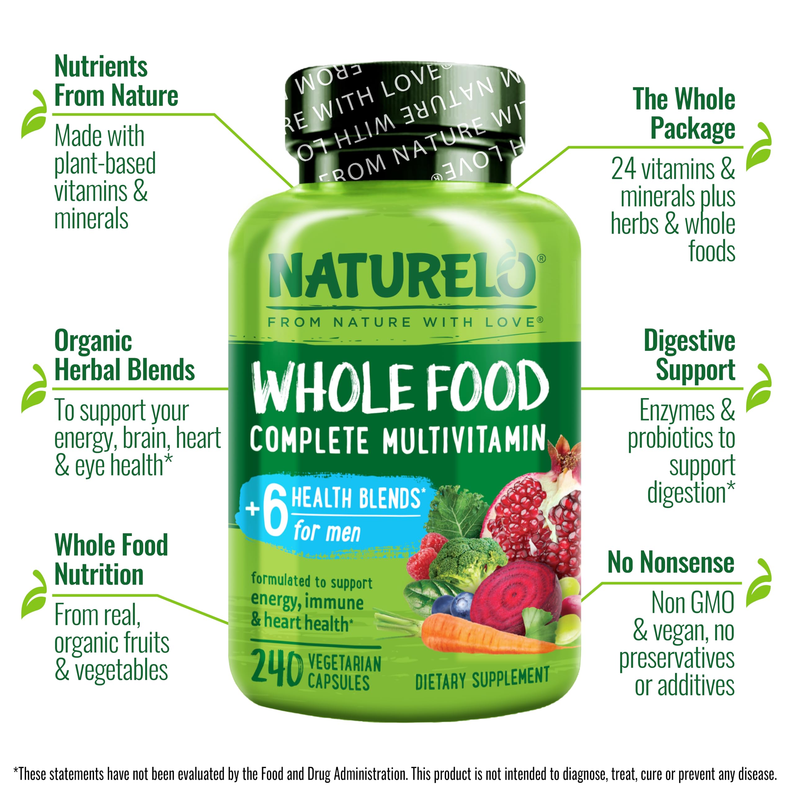 NATURELO etiqueta con información nutricional legible para elegir con confianza