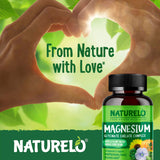 NATURELO etiqueta con información limpia y sin alérgenos destacados