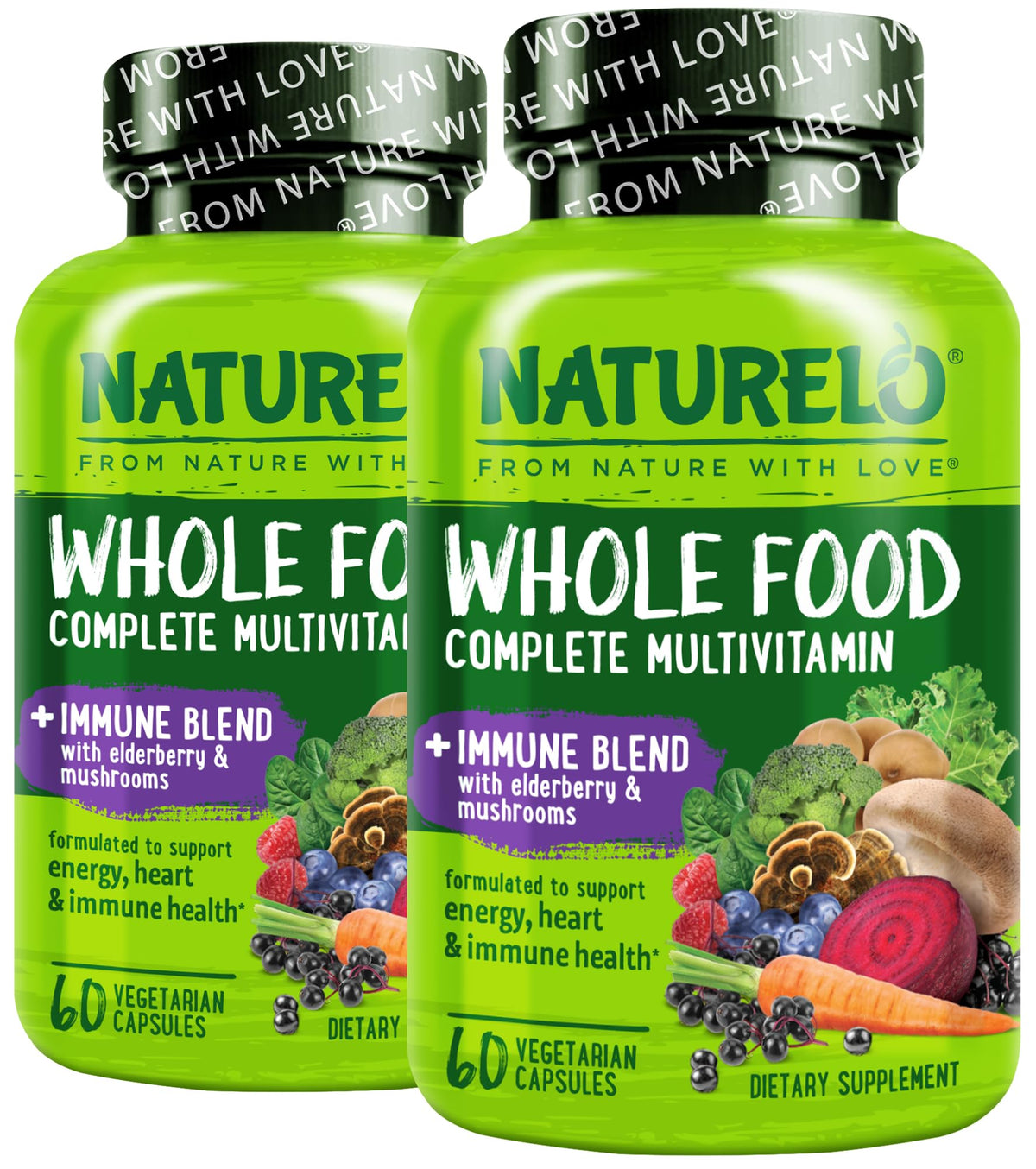 NATURELO frente del empaque mostrando título y beneficios clave
