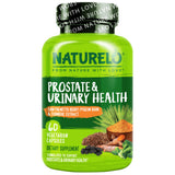 NATURELO envase frontal mostrando la fórmula para próstata y beneficio claro