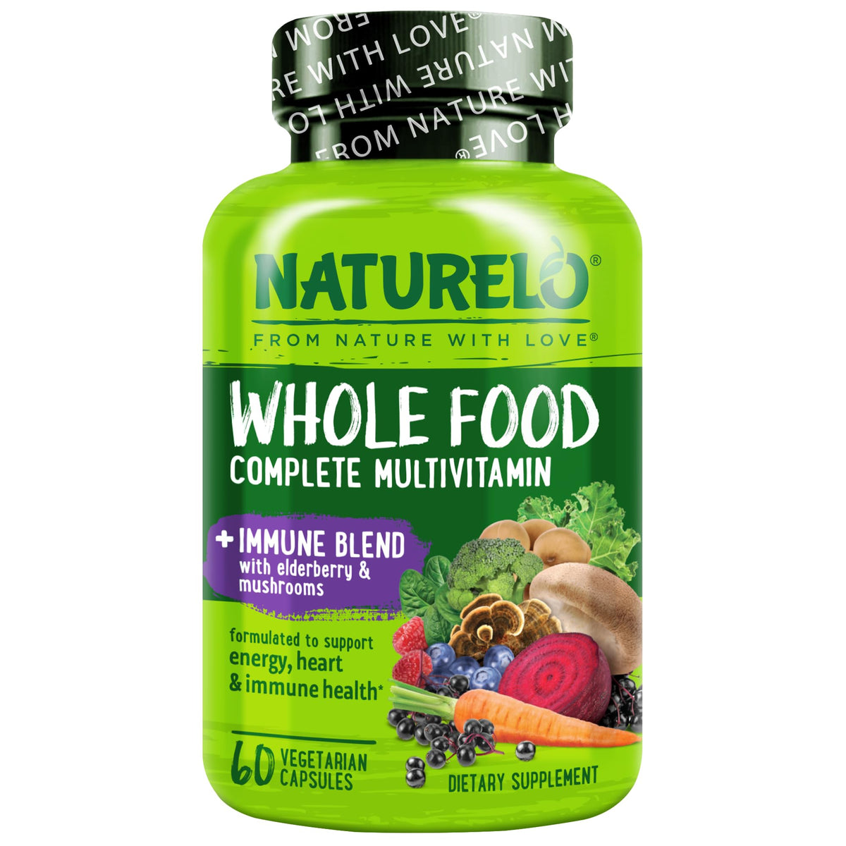 NATURELO envase frontal mostrando diseño y beneficio de soporte inmune