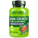 NATURELO envase frontal destacando calcio 600 mg y vitaminas