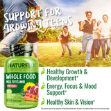NATURELO disposición de frutas y verduras orgánicas usadas como base nutritiva