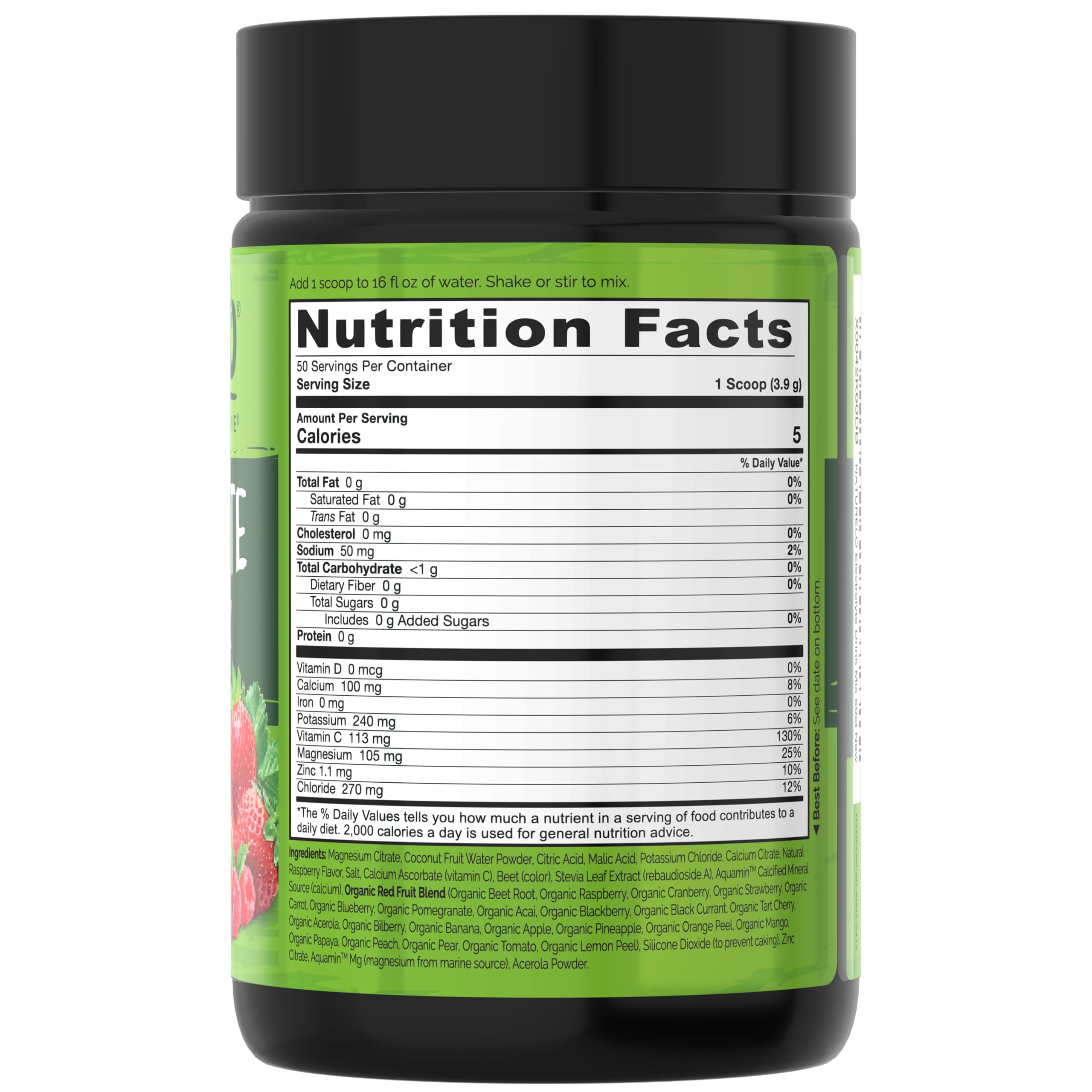 NATURELO frutas y verduras que aportan sabores naturales y minerales al producto