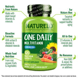 NATURELO ingredientes orgánicos primarios destaca frutas y verduras antioxidantes