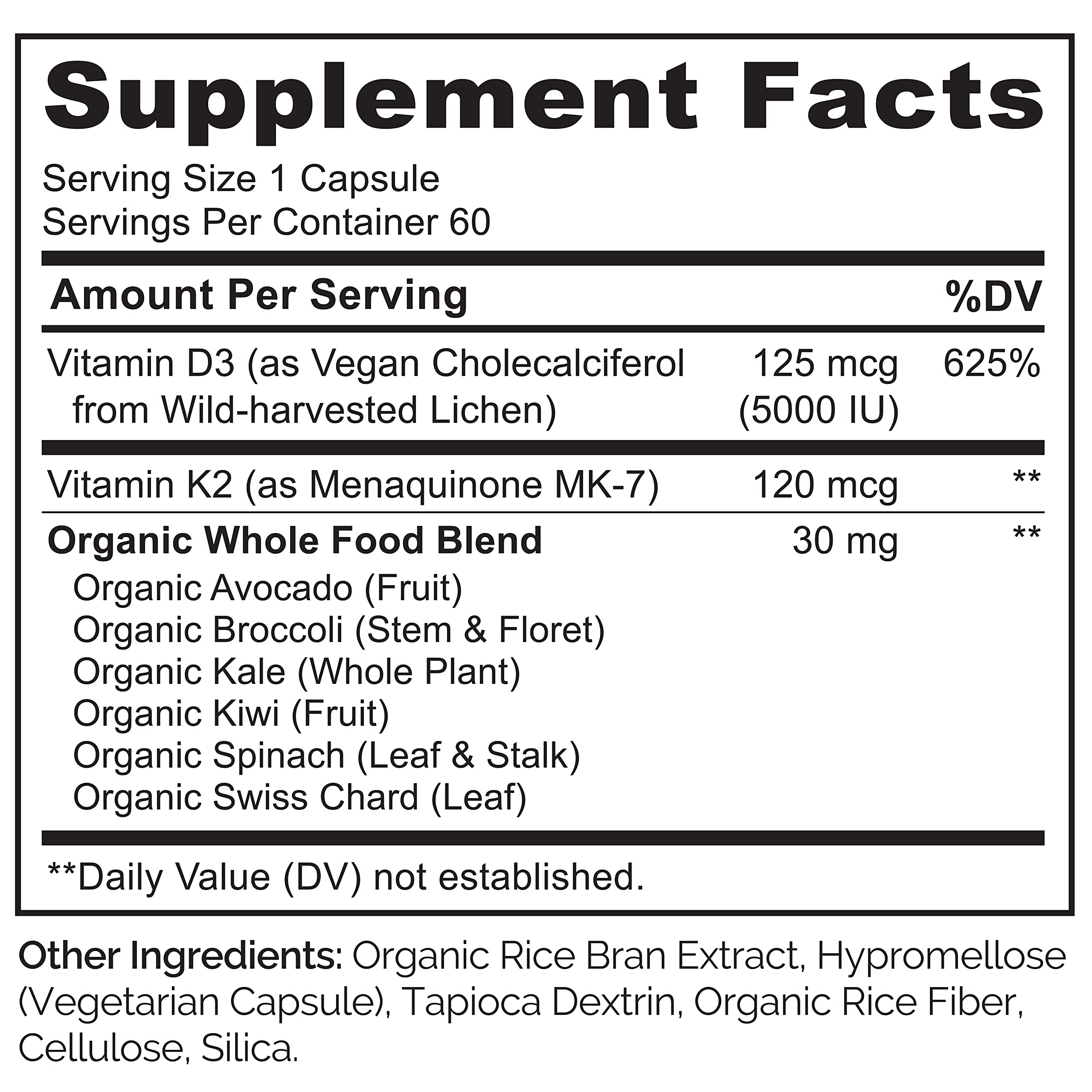 NATURELO etiqueta de ingredientes legible para verificar pureza