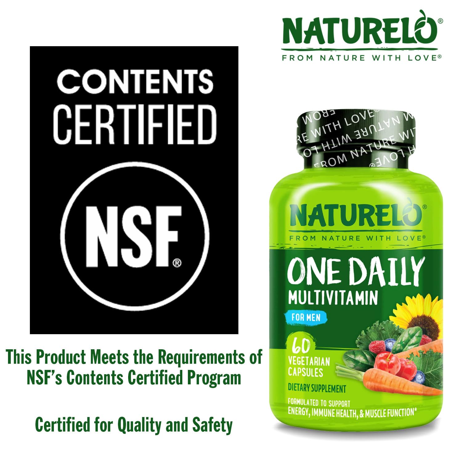 NATURELO etiqueta con lista de ingredientes y trazabilidad clara