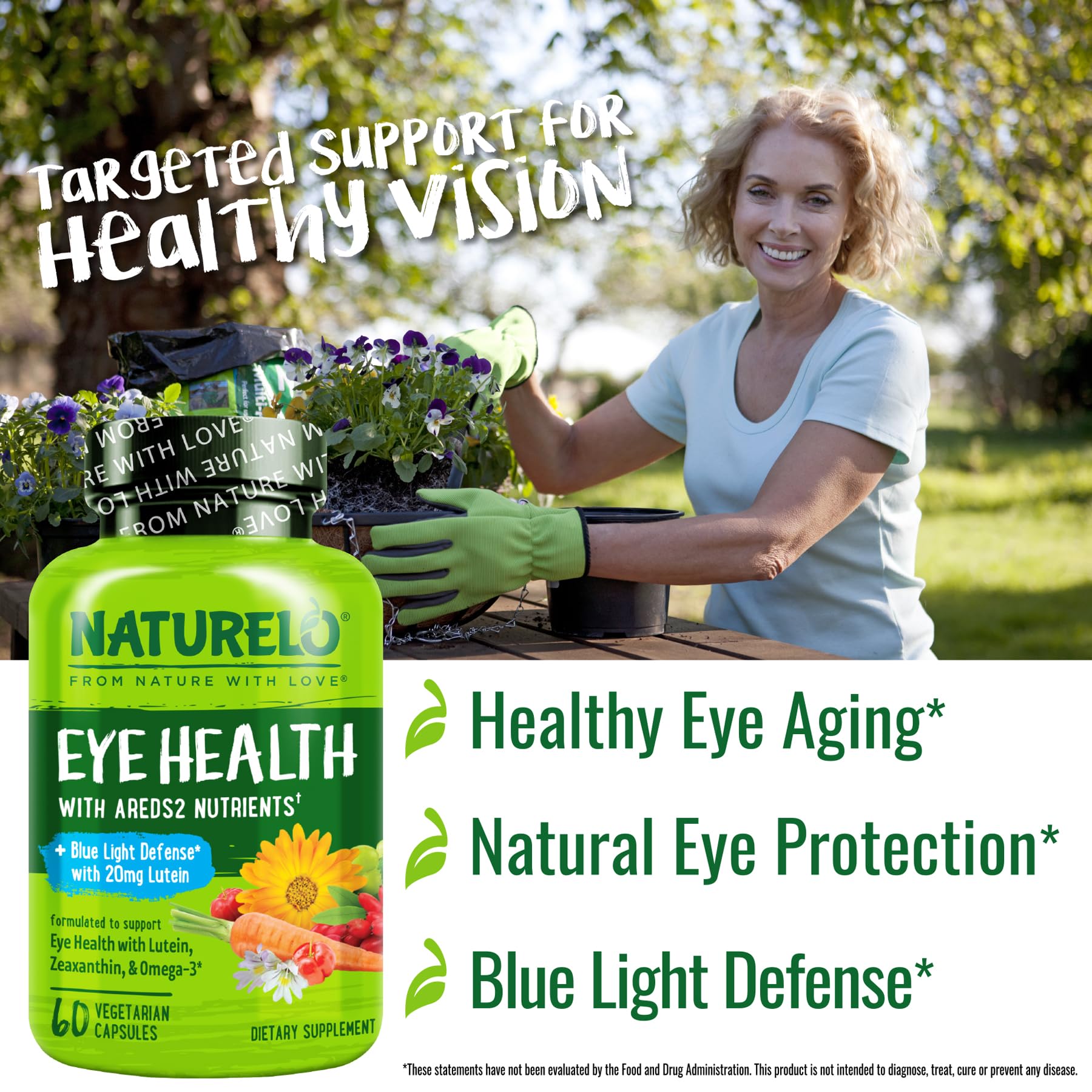 NATURELO producto con plantas y frutas que resaltan ingredientes naturales