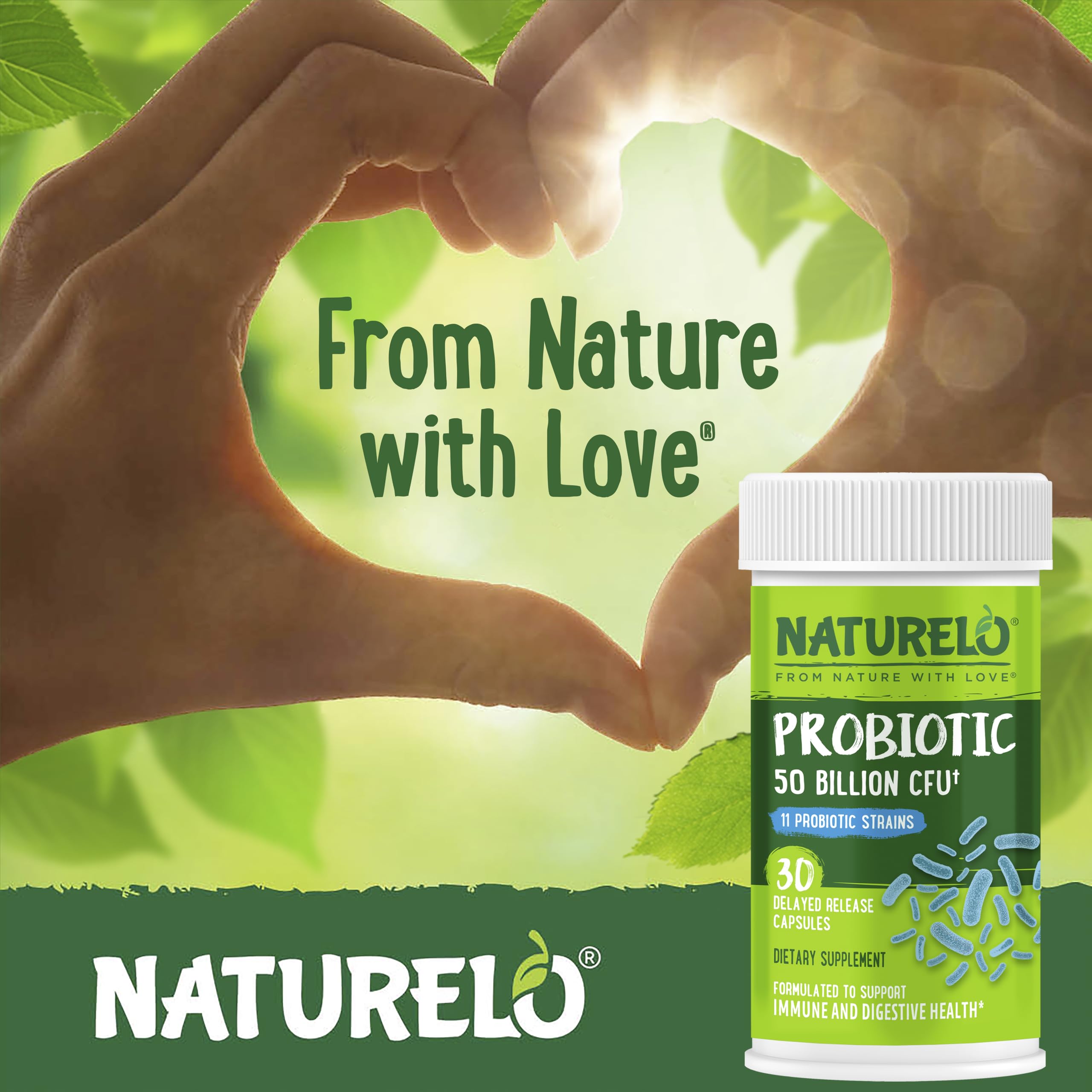 NATURELO cápsula junto a moneda para comparar tamaño y dosificación
