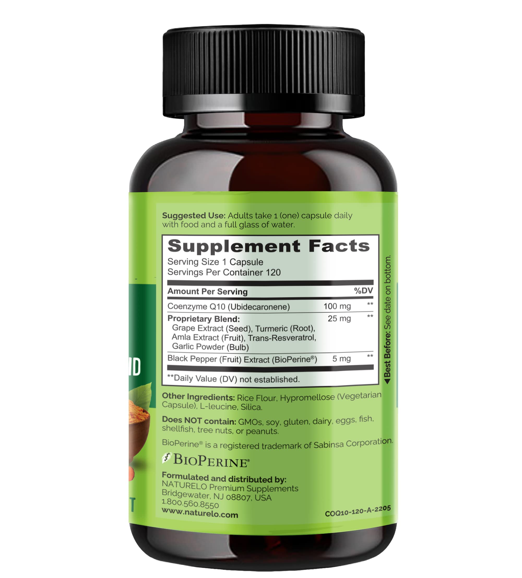 NATURELO textura de polvo e ingredientes que resaltan pureza